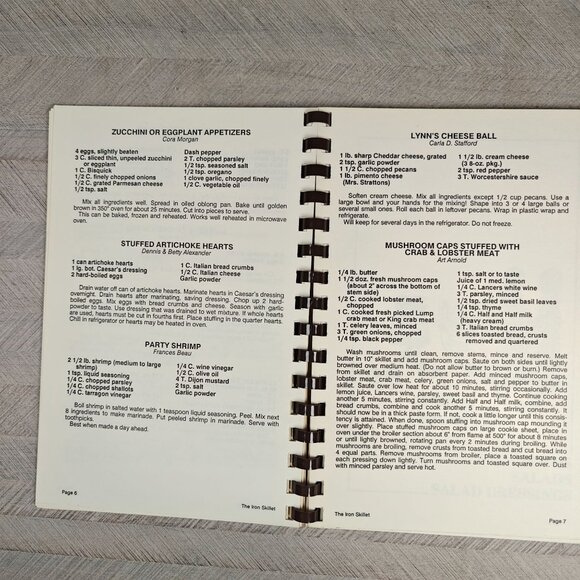 The Iron Skillet 1987 Vtg Louisiana Church Cookbook Cajun Creole Local Ethnic - Picture 6 of 8